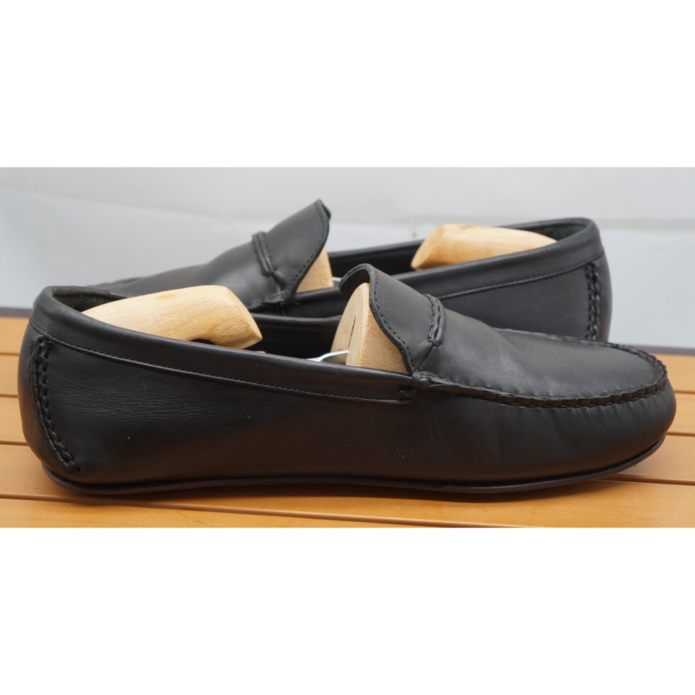 Allen Edmonds Super Sport Loafer Shoes Moccasin Black Men Size 11.5 EEE (Wide) - Picture 9 of 13